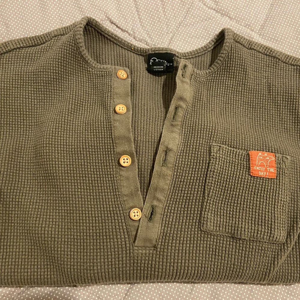 Waffle Short Sleeve-Pant Jump Suite!